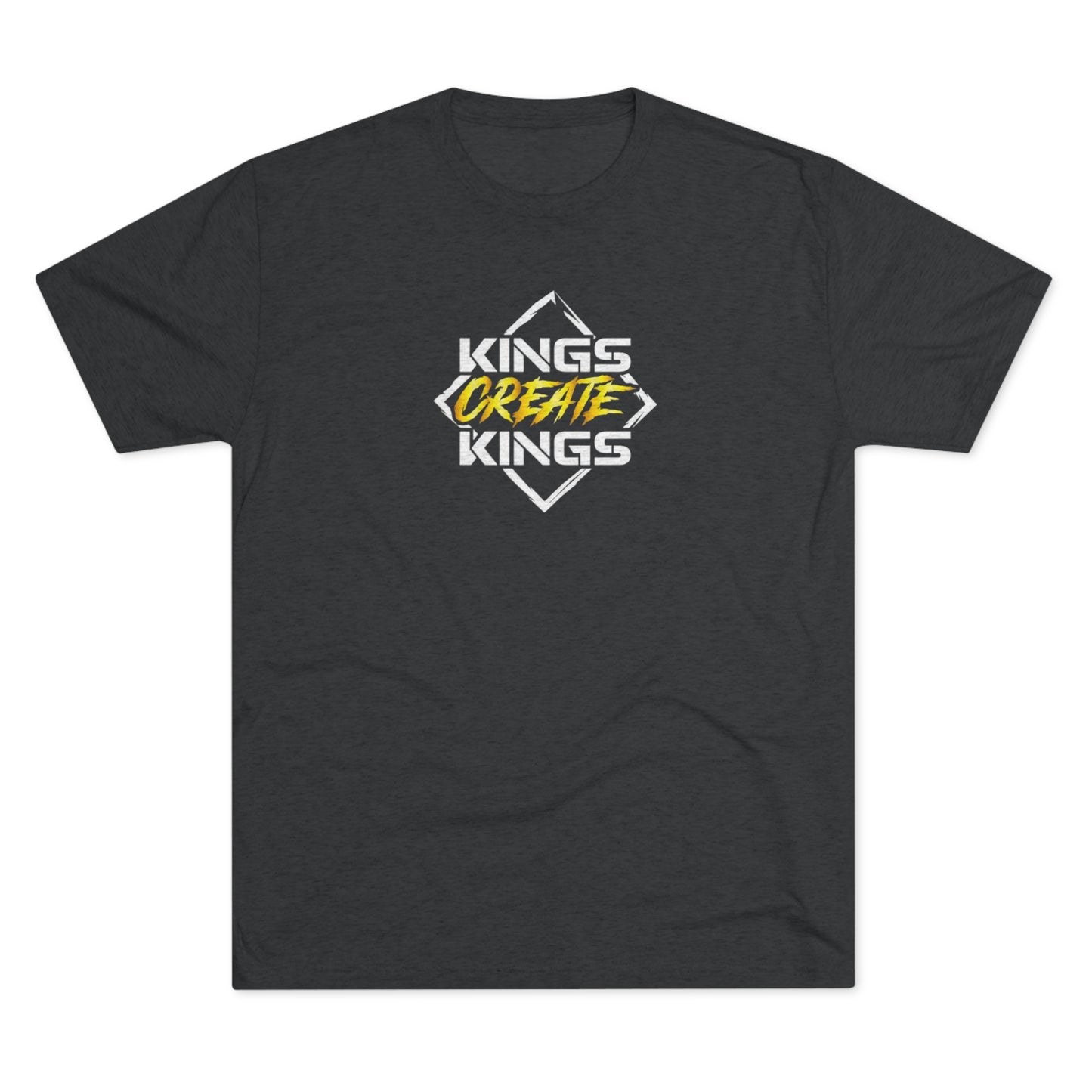 Kings Create Kings Gold Logo Tri-Blend Crew Tee
