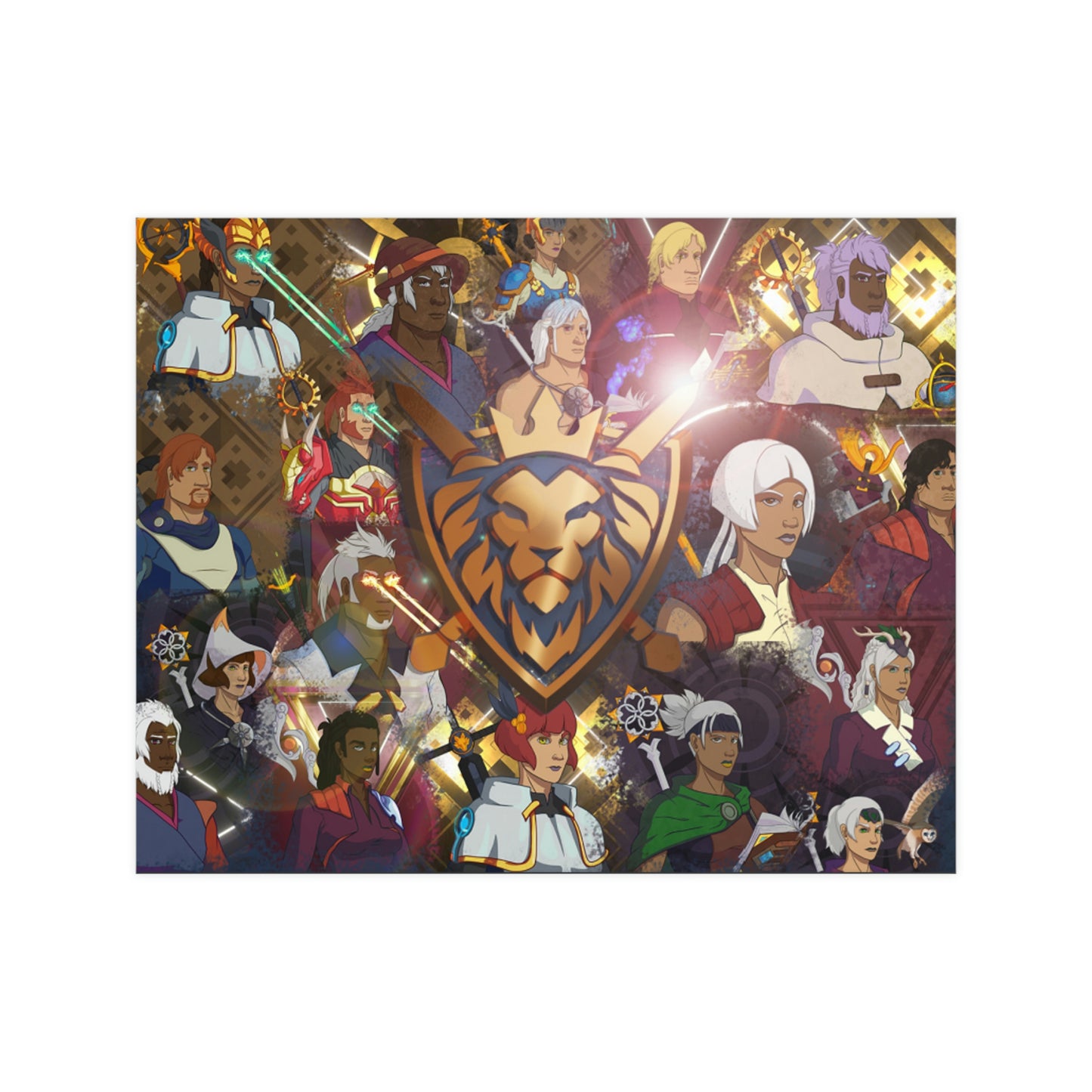 Limited Addition Kingdom Warriors Gen #3 Poster